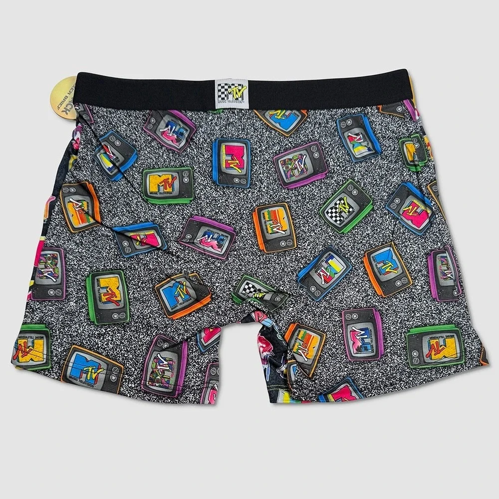 Crazy Boxer Briefs / Underwear - NWT Mens Large (36-38) 2-Pack Multi - #49719-M2